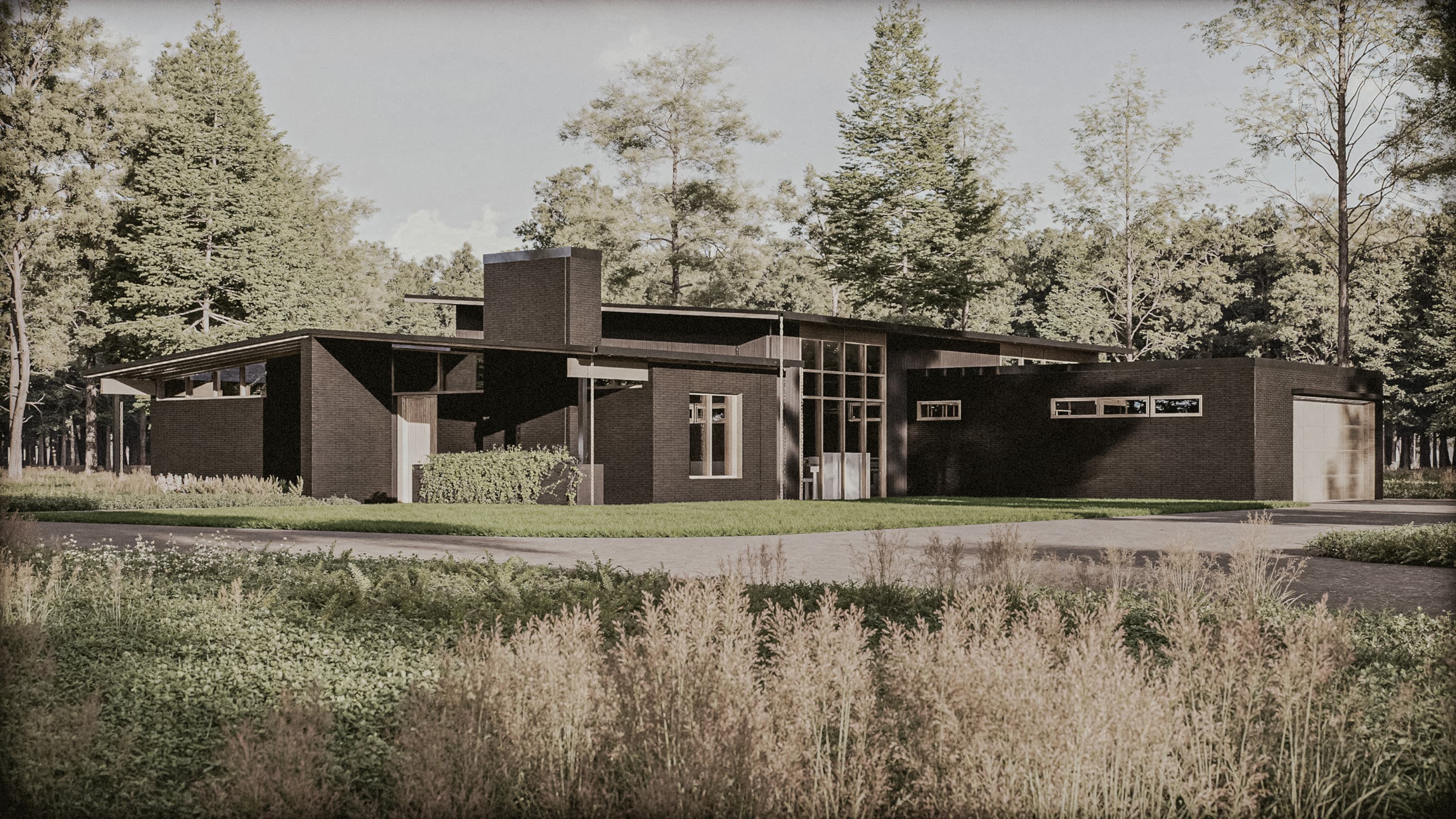 The MCM Homestead, Mineola, Designed by Triplett Design Group, P.C.